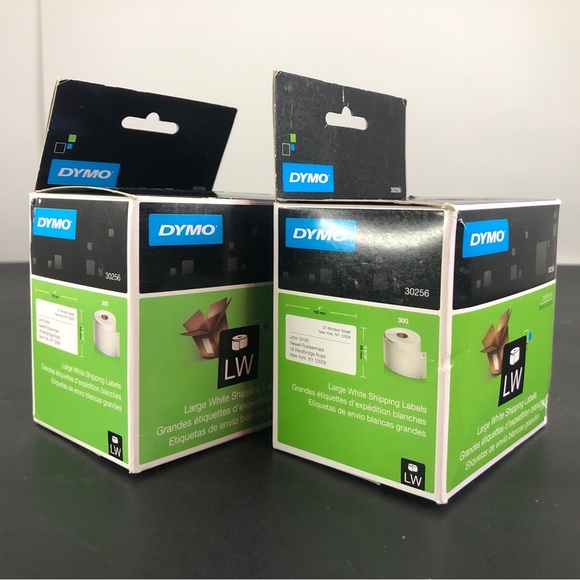 Dymo Shipping Labels - 2.31" X 4" 1 Roll Label White (30256) Lot Of 2 - Picture 8 of 9